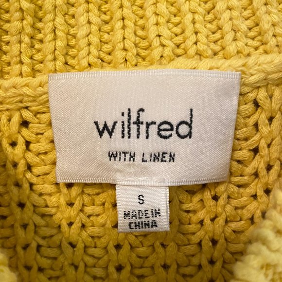 Wilfred Free With Linen Cropped Tank Sweater - Picture 3 of 4